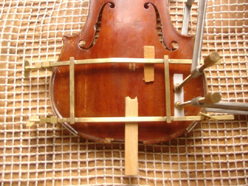 Geigendecke restaurieren